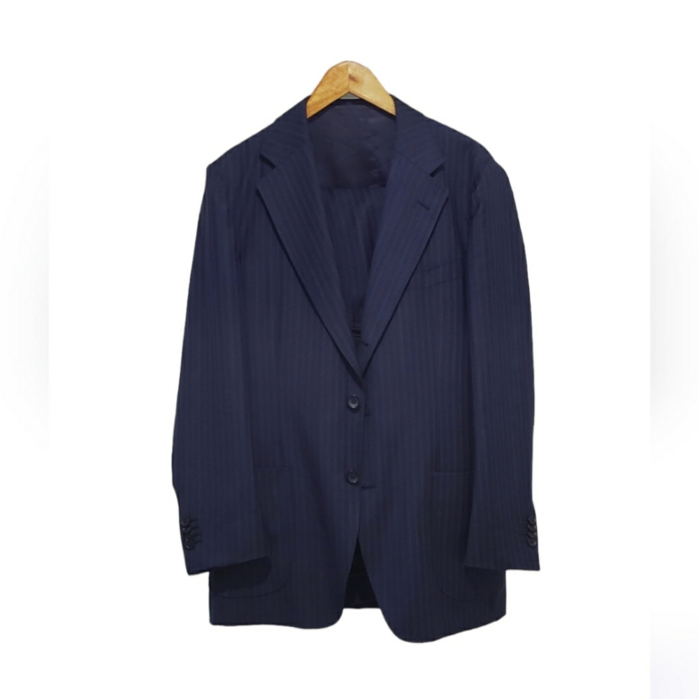Suitsupply Navy Pinstripe Suit